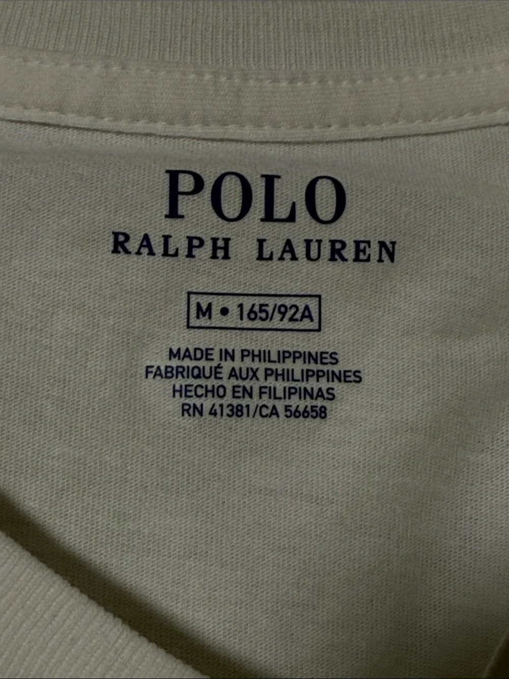 Polo by Ralph Lauren White Polo Bear Graphic Tee with Yellow & Navy Stripes - Picture 4 of 6
